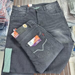 Men's Stretchable Denim Jeans Pant (Ash Dark )