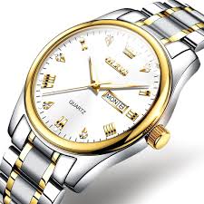 Olevs Luxury Men’s Quartz Watch (White )