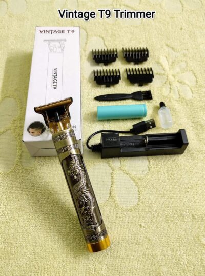 Vintage T9 Hair Cutting Machine Hair Trimmer Recharge Professional Cordless Hair Trimmer - Image 5