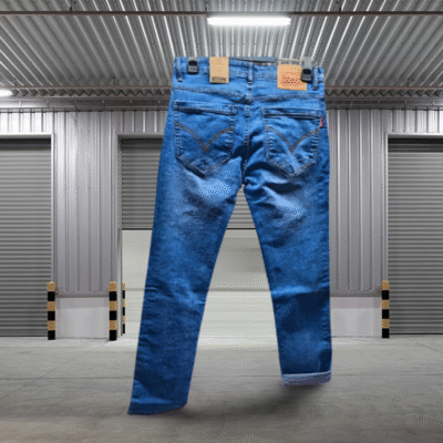 Men's Stretchable Denim Jeans Pant (Sky Blue)