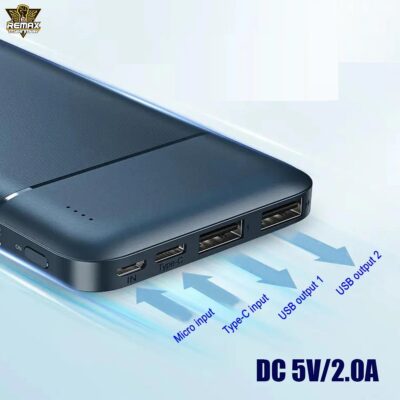 Remax RPP-96 Lango Series Dual USB Ports 10000mAh 2.4 Power Bank - Image 2