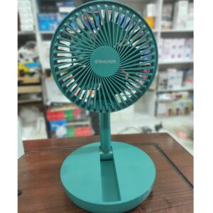 Rechargeable 5-inches Folding fan HCZ21 Green colour