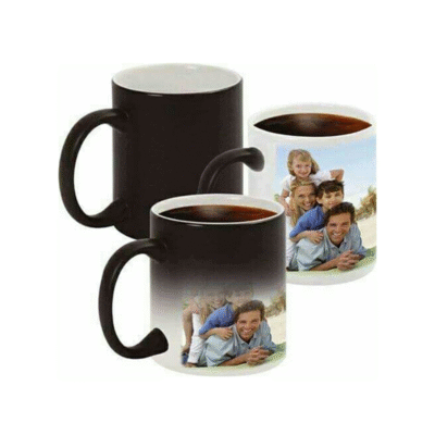 Customized Printed Magic Mug – Black - Image 2