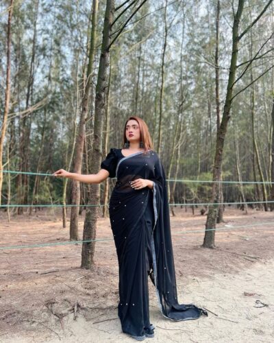 Main materials georgate stone saree - Image 5