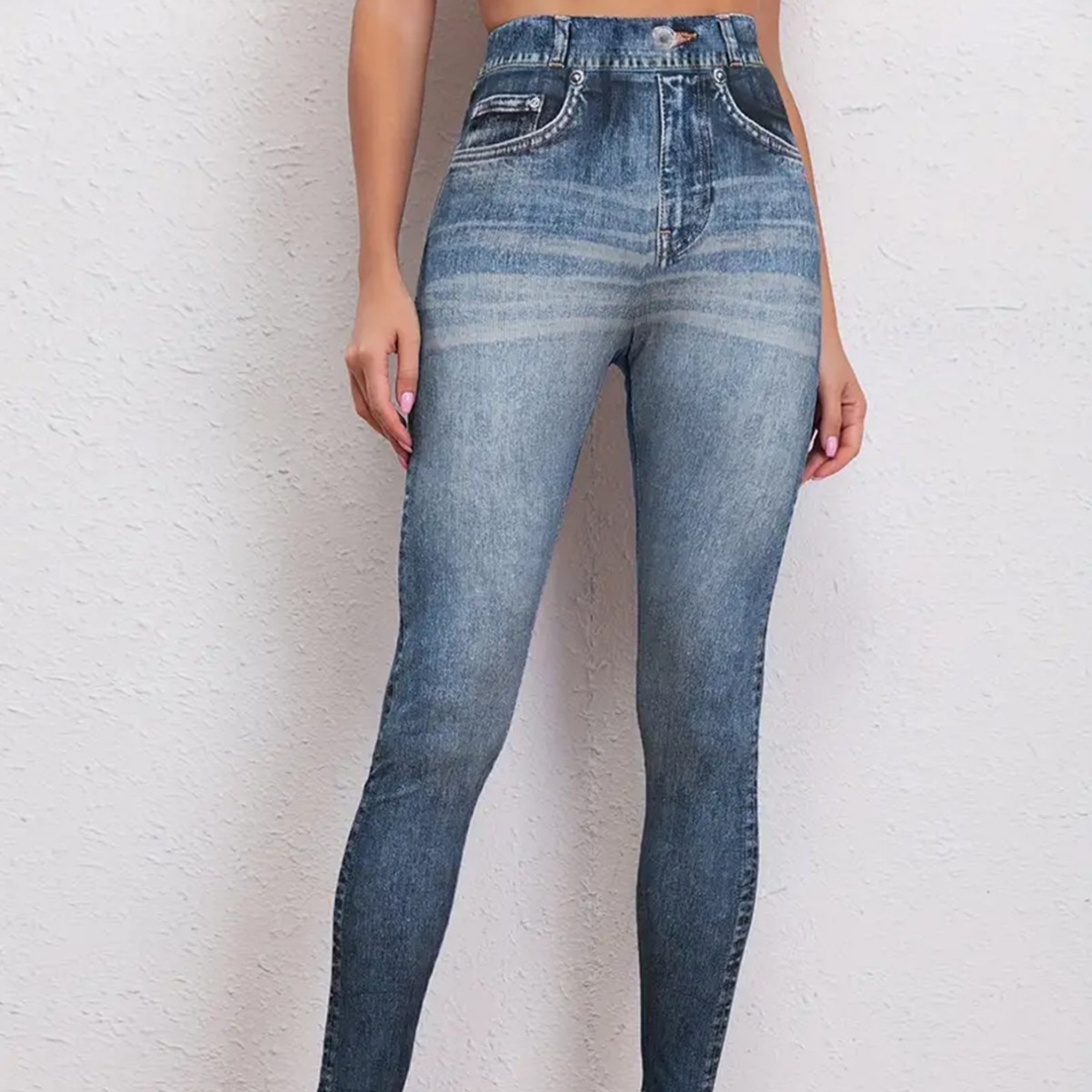 Retro High Elastic Tights Hip Lifting Yoga Trousers - Image 4