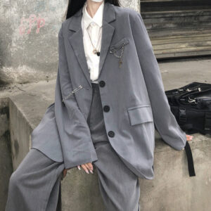Women's Loose Suit Pants Two-piece Suit